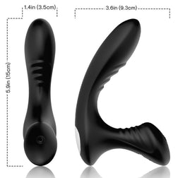ARMONY STORM ANAL PROSTATE VIBRATOR PLUG REMOTE CONTROL BLACK