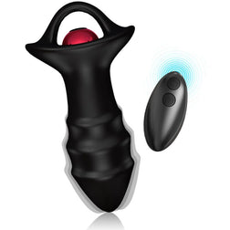 ARMONY KYLIN VIBRATING BUTT PLUG AND REMOTE CONTROL, BLACK