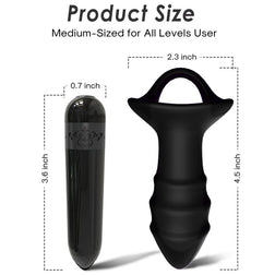 ARMONY KYLIN VIBRATING BUTT PLUG AND REMOTE CONTROL, BLACK