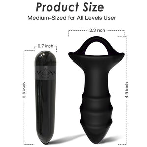 ARMONY VIBRATEUR A DOIGTS KYLIN ET TELECOMMANDE DE PLUG ANAL NOIR