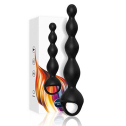 Chapelet anal Vibrant silicone boules graduées - vue détaillée produit
