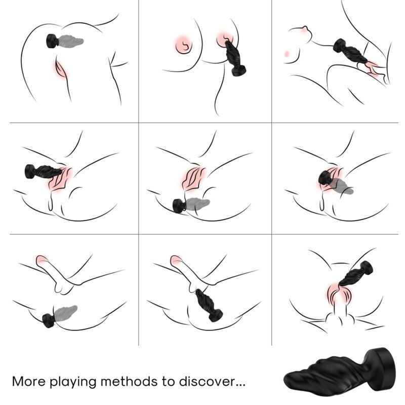 ARMONY VIBRATEUR PLUG ANAL TELECOMMANDE NOIR