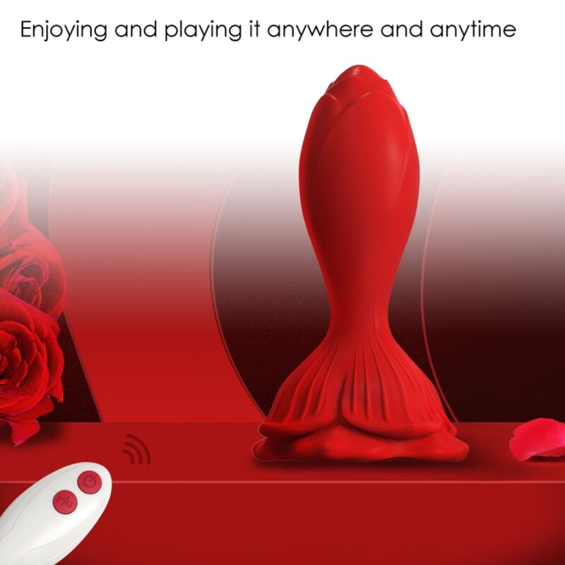 ARMONY VIBRATEUR ROSE PLUG ANAL PETITE TELECOMMANDE ROUGE
