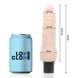 Dimensions du Loveclone Sven : 18 cm au total, 15,3 cm insérables, de 2,7 à 4 cm de diamètre