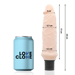 Gode vibrant réaliste autolubrifiant 20 cm peau — Ivar
