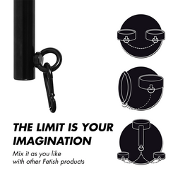 FETISH SUBMISSIVE BONDAGE BARRE SEPARATEUR REGLABLE 4 PIECES