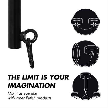 FETISH SUBMISSIVE BONDAGE BARRE SEPARATEUR REGLABLE 4 PIECES