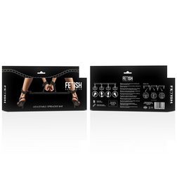 FETISH SUBMISSIVE BONDAGE BARRE SEPARATEUR REGLABLE 4 PIECES