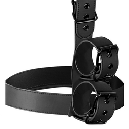 FETISH SUBMISSIVE BONDAGE ENSEMBLE DE RETENUE CORPS COL ET POIGNETS