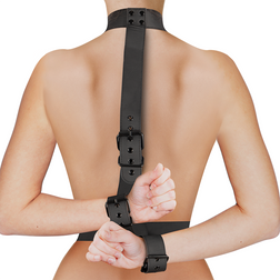 FETISH SUBMISSIVE BONDAGE ENSEMBLE DE RETENUE CORPS COL ET POIGNETS