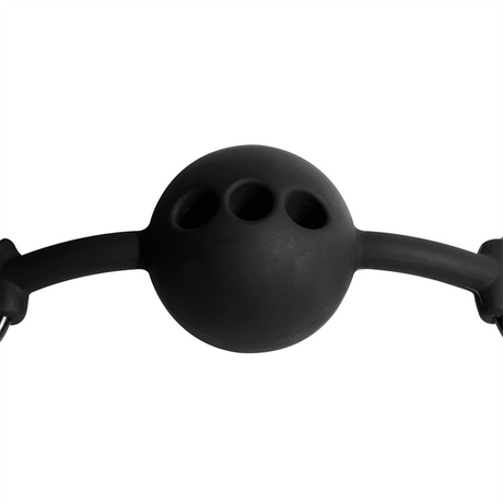 FETISH SUBMISSIVE BONDAGE BAILLON A BOULE EN SILICONE RESPIRANT
