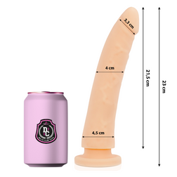 Gode en silicone 23 cm couleur peau — Delta Club