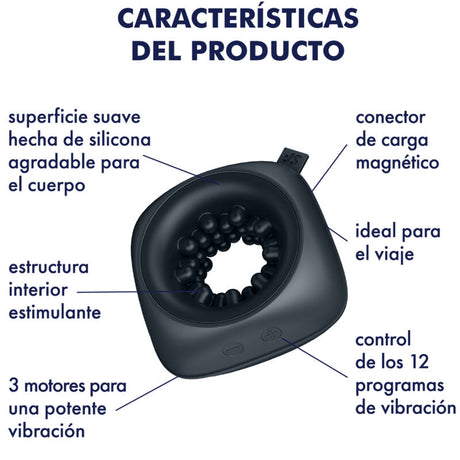 SATISFYER RING STROKER MASTURBATEUR VIBRATEUR