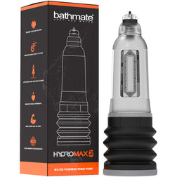 Penispumpe der Marke Bathmate, Modell Hydromax 5, für intime Lustmomente.