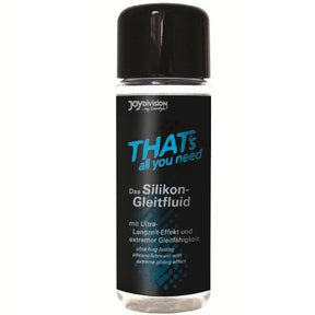 Lubrifiant silicone ultra longue durée 100 ml — That's All You Need · Joydivision · Lubrifiants base silicone