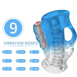 ARMONY VIBRATING FINGER MASTURBATOR BLUE GRADIENT