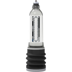 Pompe pénis de la marque Bathmate modèle Hydromax 8 transparent pour le plaisir intime.