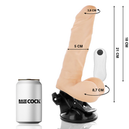 Seitenansicht des gelenkigen Vibrationsdildos