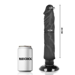 Gode vibrant 2-in-1 avec extenseur 20 cm — Twix System
