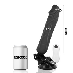Realistischer Vibrationsdildo, 20 cm, mit Kabelsteuerung