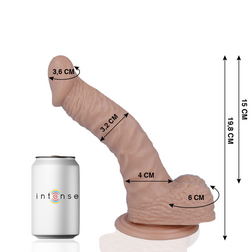 Realistic Dildo 19,8 cm × Ø 3,2 cm with Suction Cup — No.18