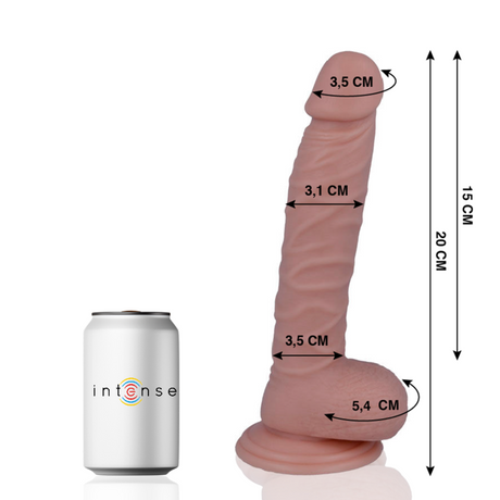 Realistic dildo with suction cup 20 cm — Mr Intense N.19 — product image 2