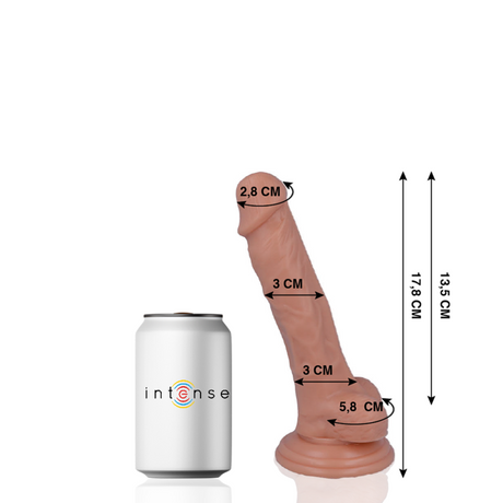 Realistic dildo 17,8 cm × Ø 3 cm with suction cup — No. 9 — product image 2