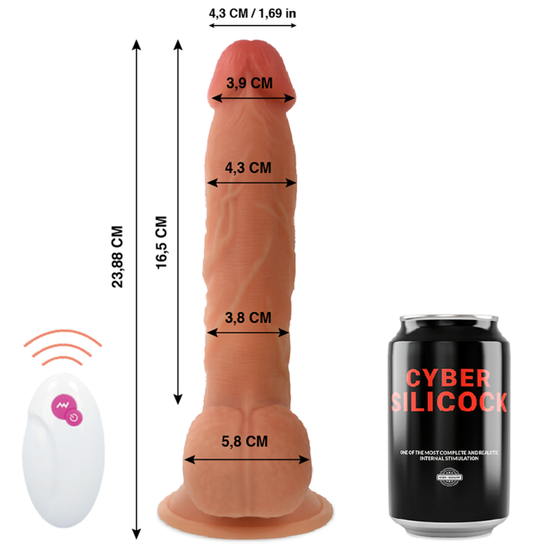 CYBER SILICOCK TELECOMMANDE REALISTE MASTER BEN 2388 CM O 43 CM