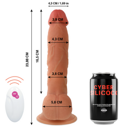 Mr John Large Automatic Thrusting and Rotating Dildo, 23,9 cm