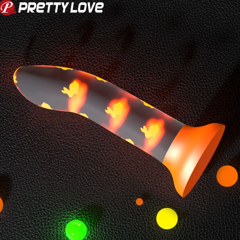 PRETTY LOVE GODE MAGIQUE NIGHTFALL SANS VIBRATION ORANGE LUMINEUX