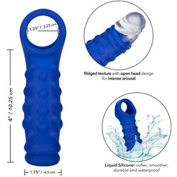 CALEXOTICS ADMIRAL COUVERCLE DE PENIS EN PERLES SILICONE LIQUIDE BLEU