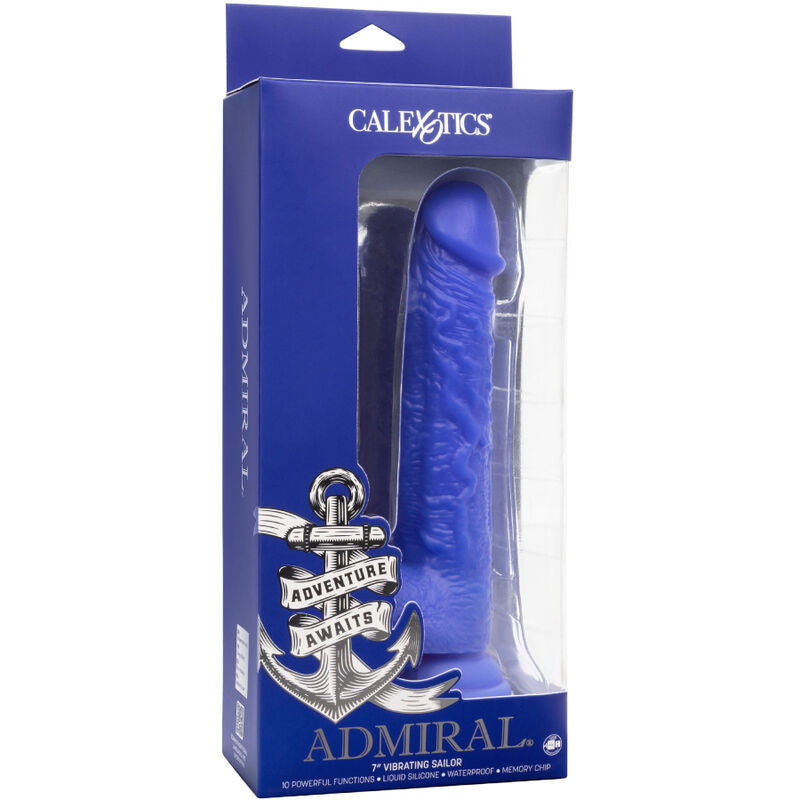 Admiral Sailor USB Vibrating Dildo 16 cm