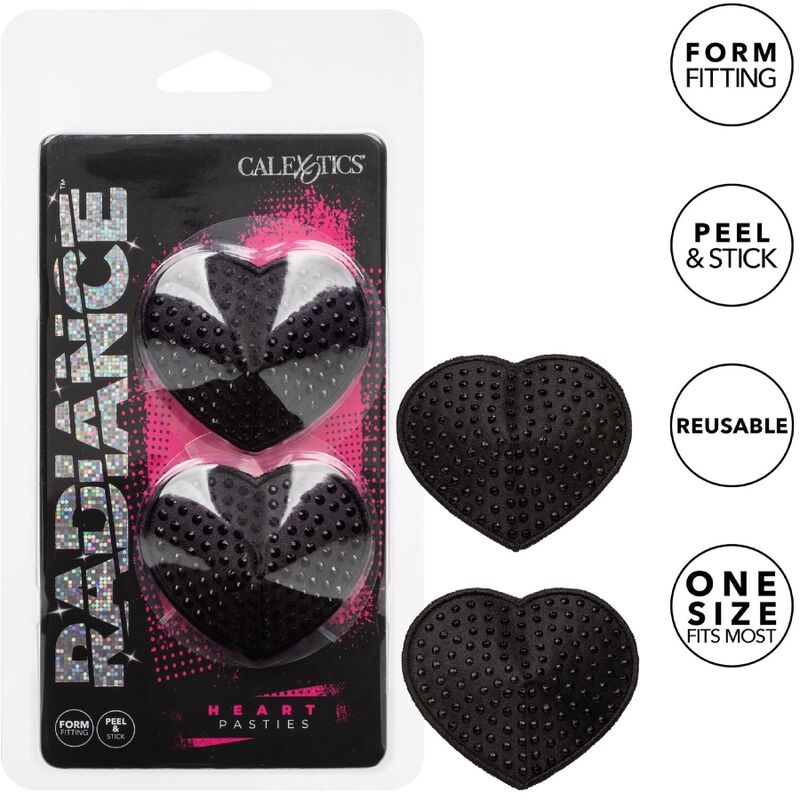 CALEXOTICS RADIANCE BOUCLIERS MALINS BIJOU EN FORME DE COEUR