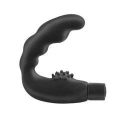 Plug anal Vibro prostatique courbé avec stimulateur périnée pour homme