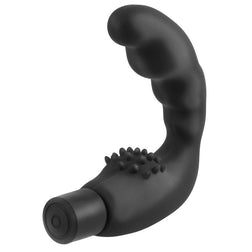 Vibro prostatique courbé avec stimulateur périnée — Reach Around