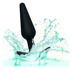 Plug effilé silicone ultra-fin — texture visible