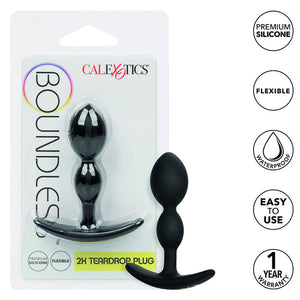 Plug double bulbe silicone noir — Boundless 2X · Calexotics · Plugs