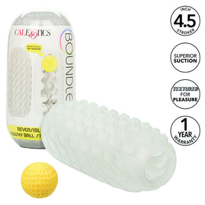 Gaien de masturbation réversible souple — Boundless jaune · Calexotics · Strokers