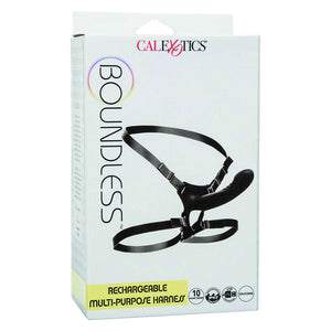 Harnais vibrant silicone avec sonde prostatique 16 cm — emballage