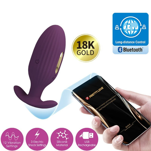 PRETTY LOVE PLUG ANAL CONTROLE PAR APPLICATION JEFFERSON VIOLET