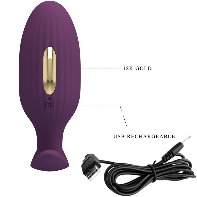 PRETTY LOVE PLUG ANAL CONTROLE PAR APPLICATION JEFFERSON VIOLET