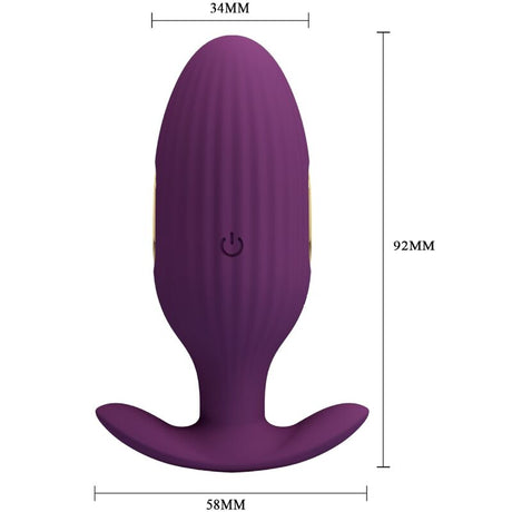 PRETTY LOVE PLUG ANAL CONTROLE PAR APPLICATION JEFFERSON VIOLET