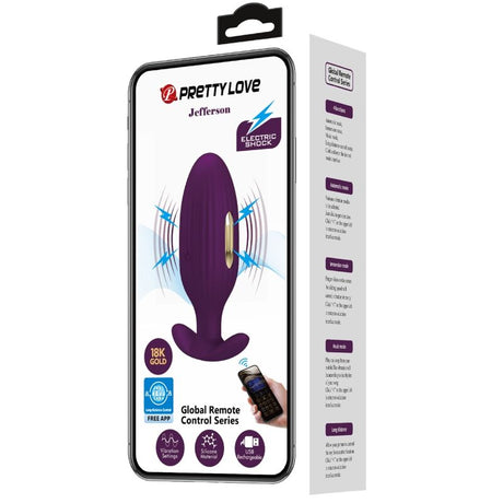 PRETTY LOVE PLUG ANAL CONTROLE PAR APPLICATION JEFFERSON VIOLET