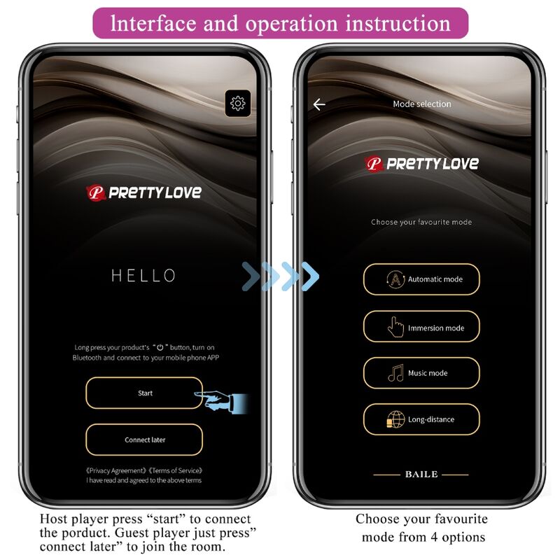 PRETTY LOVE PLUG ANAL CONTROLE PAR APPLICATION JEFFERSON VIOLET