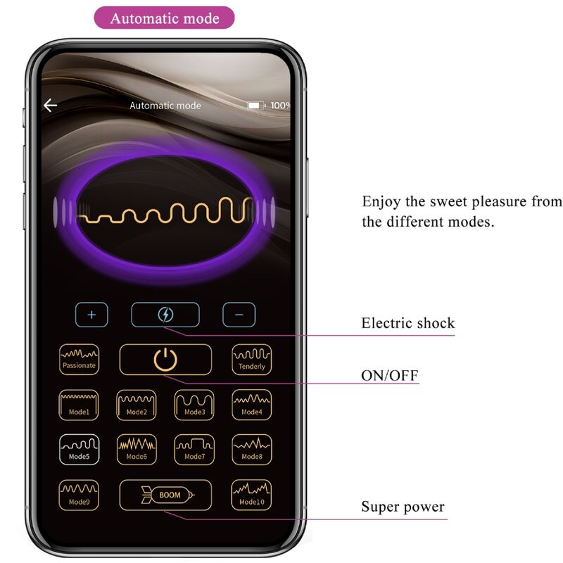 PRETTY LOVE PLUG ANAL CONTROLE PAR APPLICATION JEFFERSON VIOLET