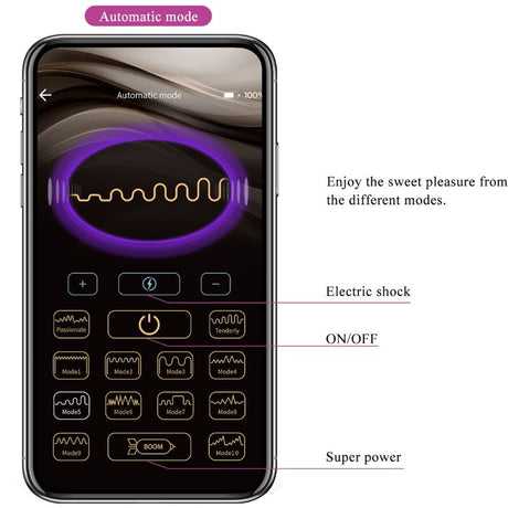 PRETTY LOVE PLUG ANAL CONTROLE PAR APPLICATION JEFFERSON VIOLET