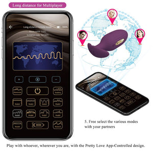 PRETTY LOVE PLUG ANAL CONTROLE PAR APPLICATION JEFFERSON VIOLET