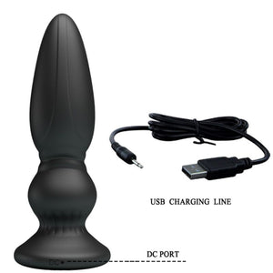 Plug vibrant 12 modes avec télécommande — autre angle