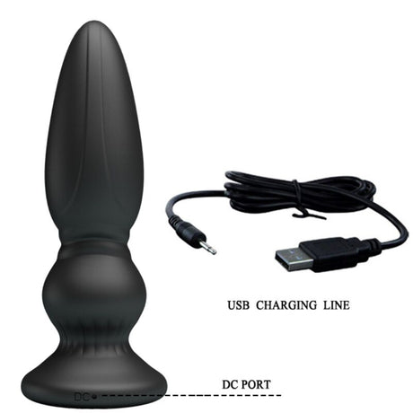 Plug vibrant 12 modes avec télécommande — autre angle