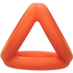 Triple cockring Alpha silicone liquide orange — présentation
